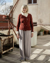 BASERANGE Cotton Ribbed Pants Portugal BAS-TRWA-CH-WI24-HL Grey-blue